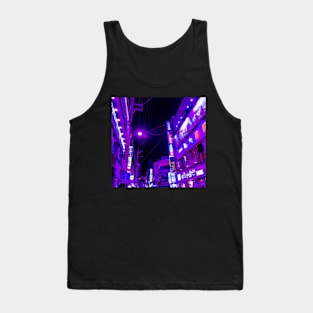 Cyberpunk 1980s City Tank Top